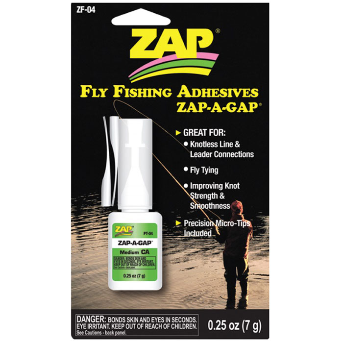 Zap A Gap Zap Fly Fishing Adhesive Micro-Tip Fly Tying Materials